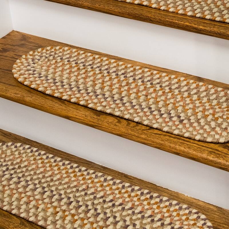 Charlesgate Braided Stair Treads 8"x28" SET of 4 Bed Bath & Beyond